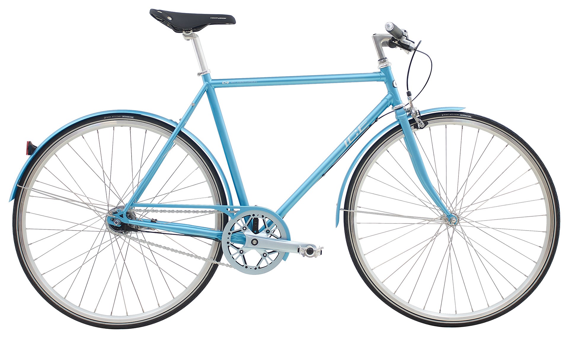 Centurion Helium Ice Herre 2023 - Blå Stålcykel på Tilbud