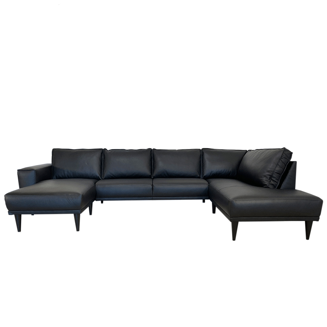 Hjort Knudsen Scott Sofa ægte Læder