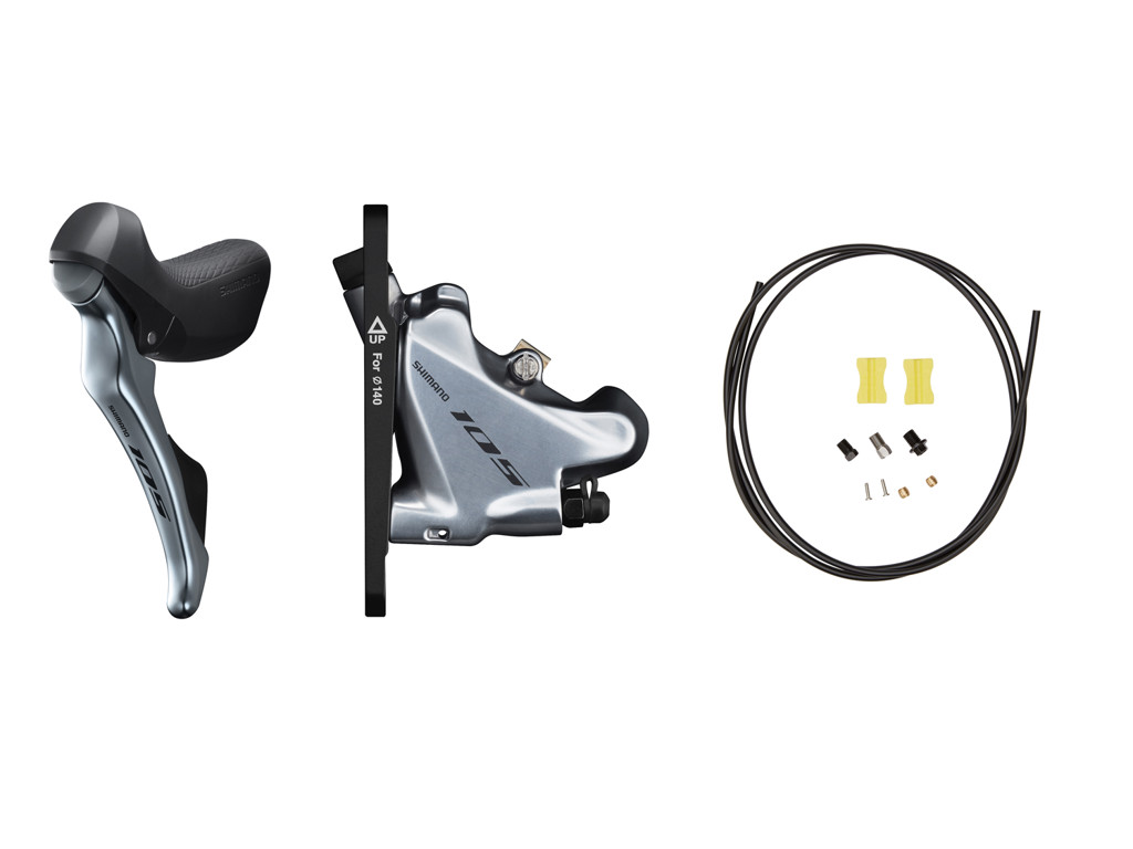 Shimano 105 Sti Hydraulisk Bremsegreb Venstre Sølv R7020l R7070f 4524667984696