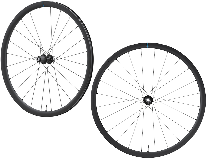 Shimano 105 C32 Carbon Disc Tubeless Rear Front Hjulsæt
